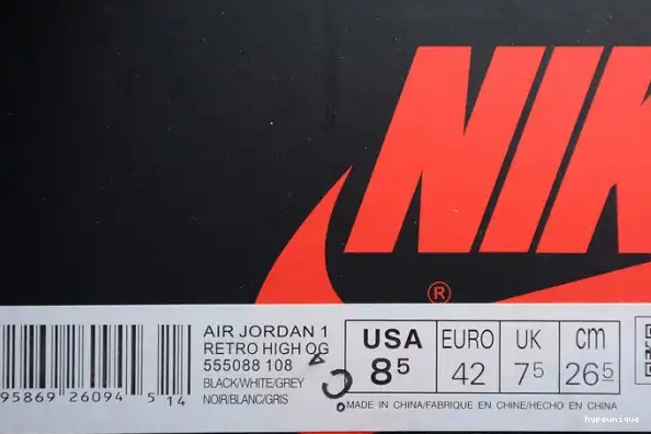 HYPE 555088-108 OG High Stage Air Haze 1 Jordan 0323